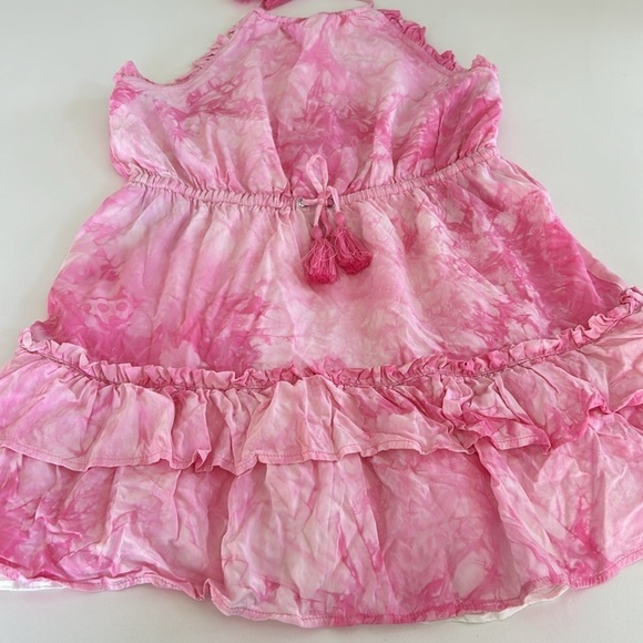 MAJORELLE Baker Mini Dress in Pink Tie Dye size Small - Picture 5 of 12